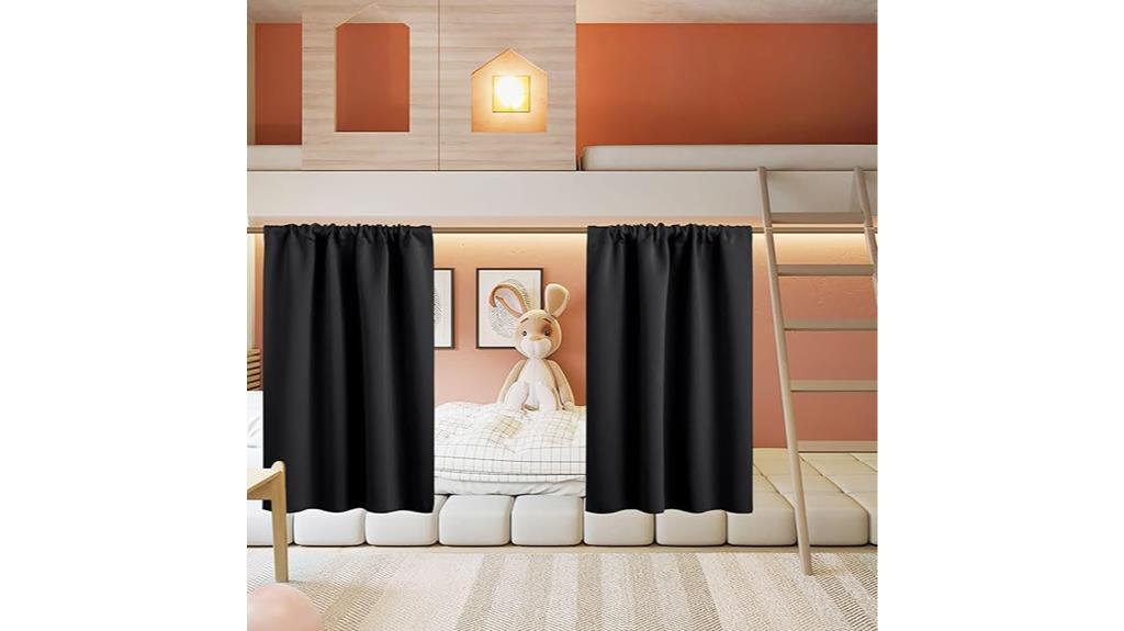 small blackout kitchen curtains