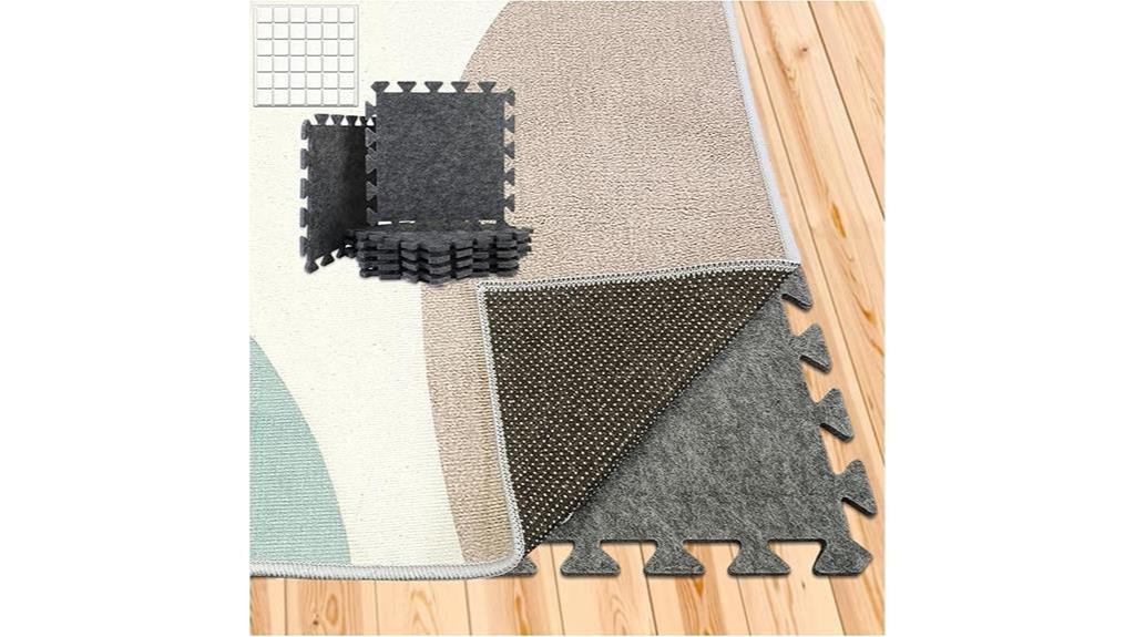 soundproof interlocking rug pad