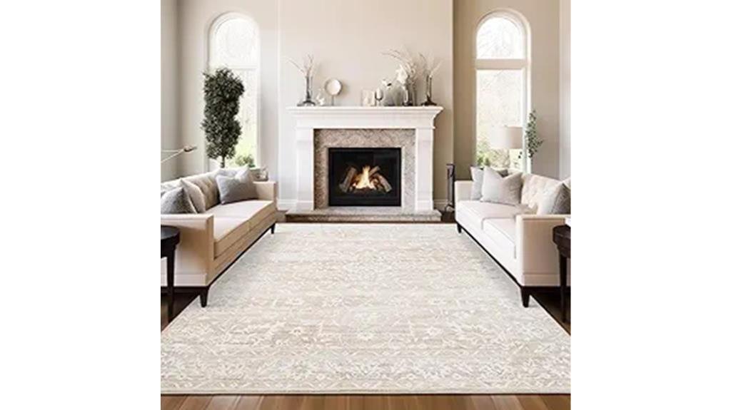 stain resistant living room rug