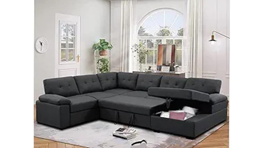 sunflower modular sleeper sofa