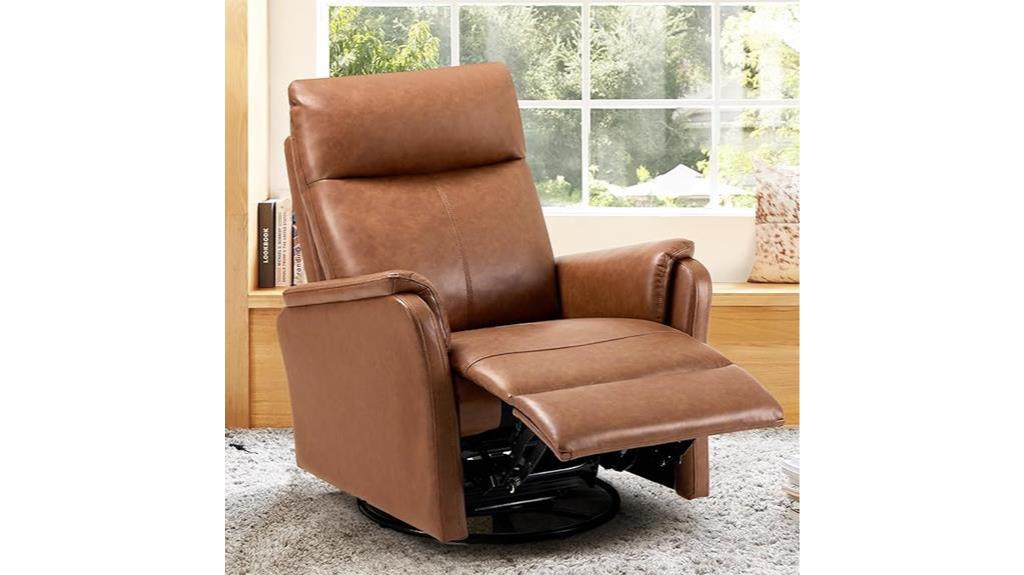 swivel recliner glider chair