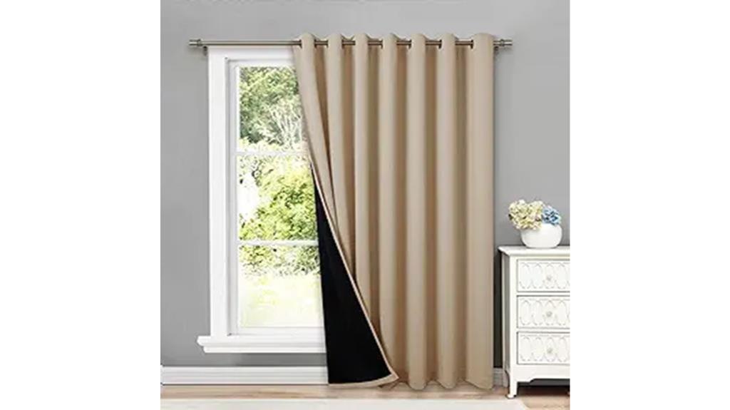 thermal blackout curtains 100 x84