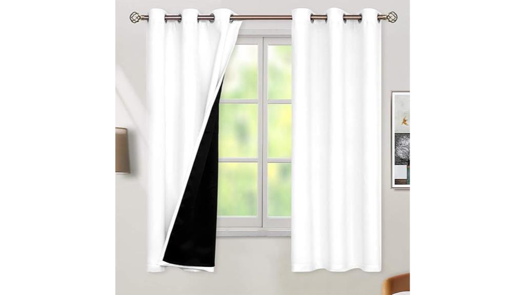 thermal insulated blackout curtains