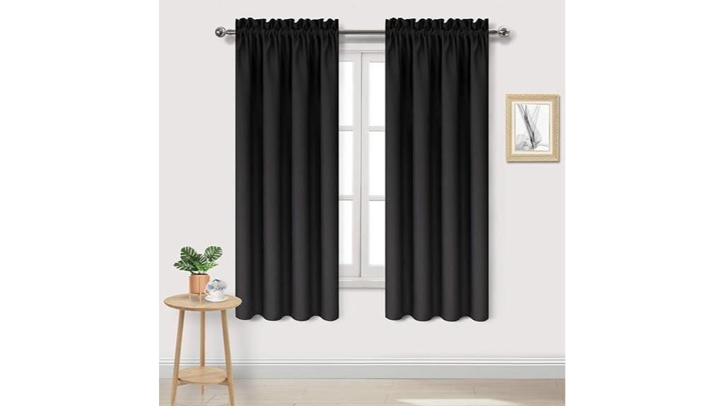 thermal insulated blackout curtains