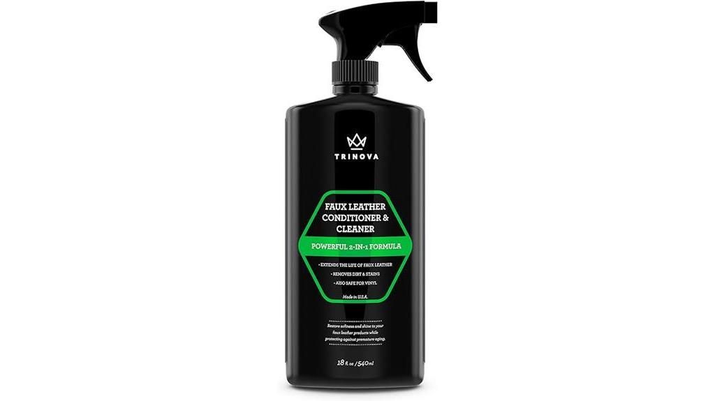 trinova faux leather cleaner