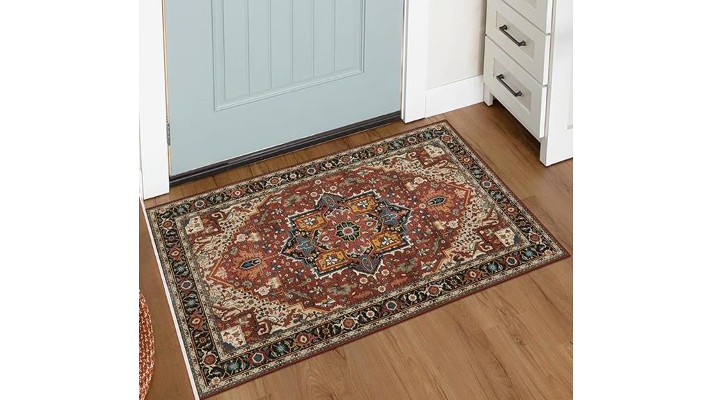 ultra thin washable kitchen rug