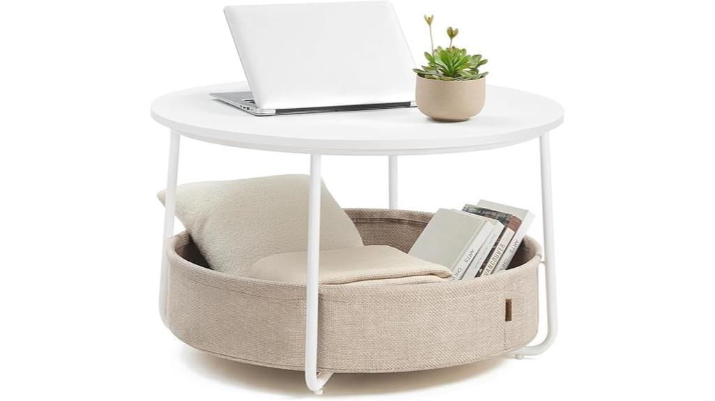 vasagle storage coffee table