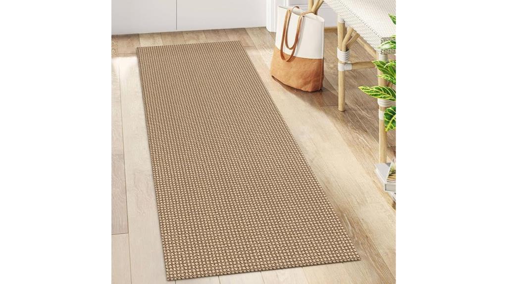 washable boho hallway rug