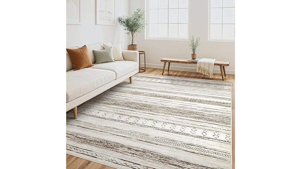 washable large boho rug