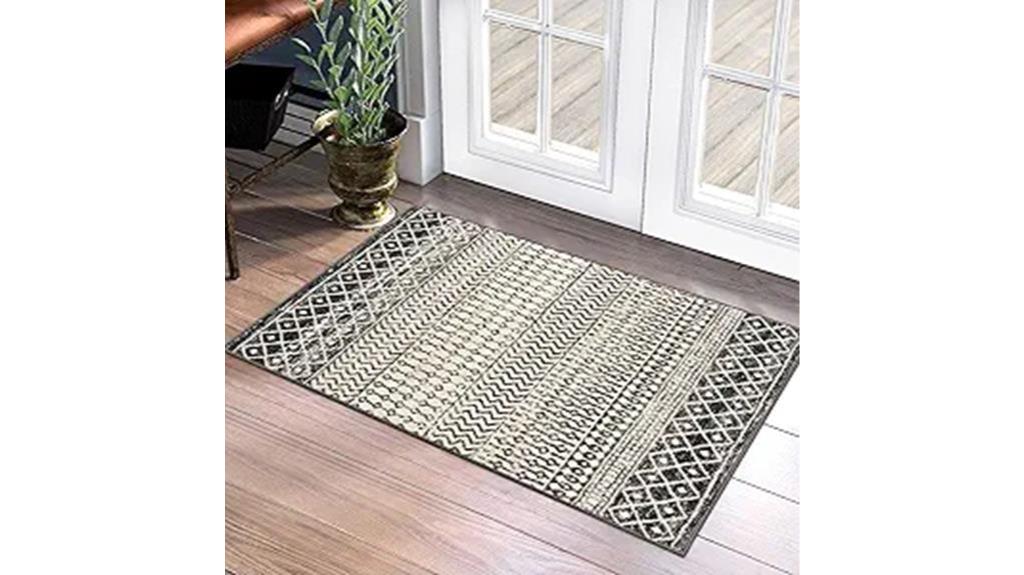 washable non slip door mat