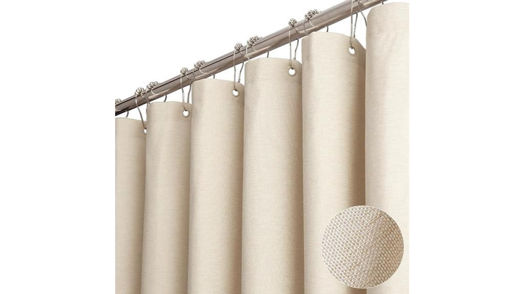 waterproof decorative shower curtain