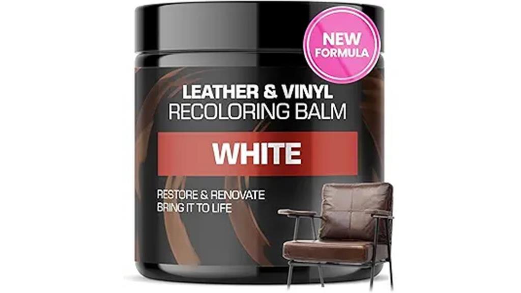 white leather recoloring balm