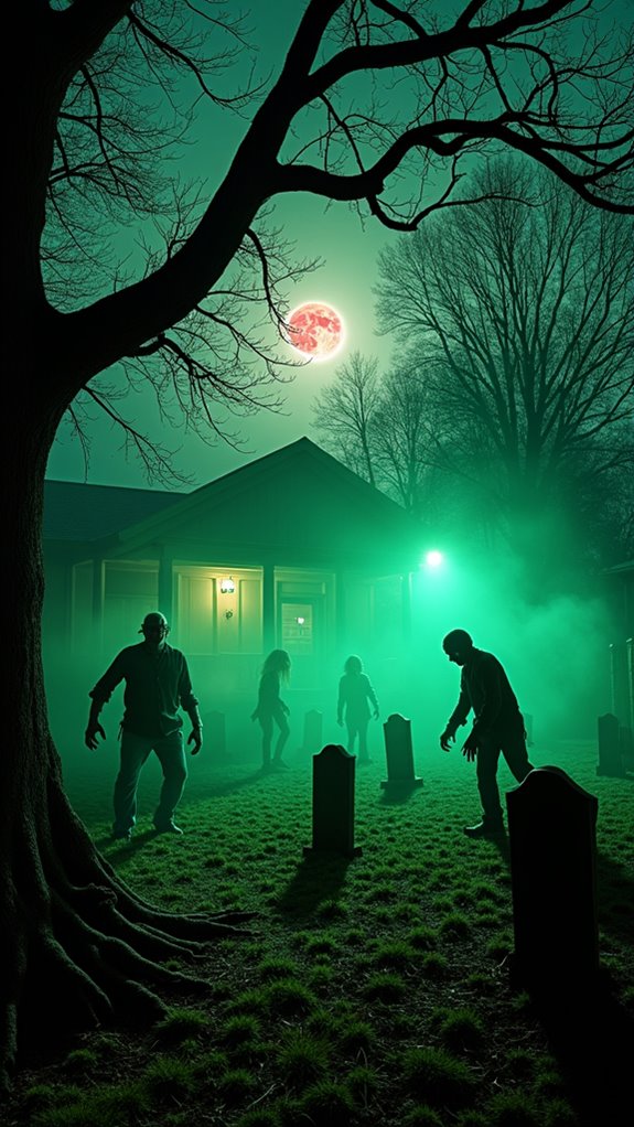 animated motion sensor zombies display
