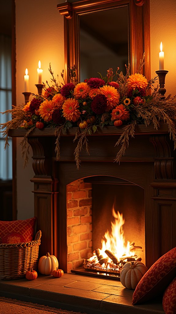 autumn floral warmth and beauty