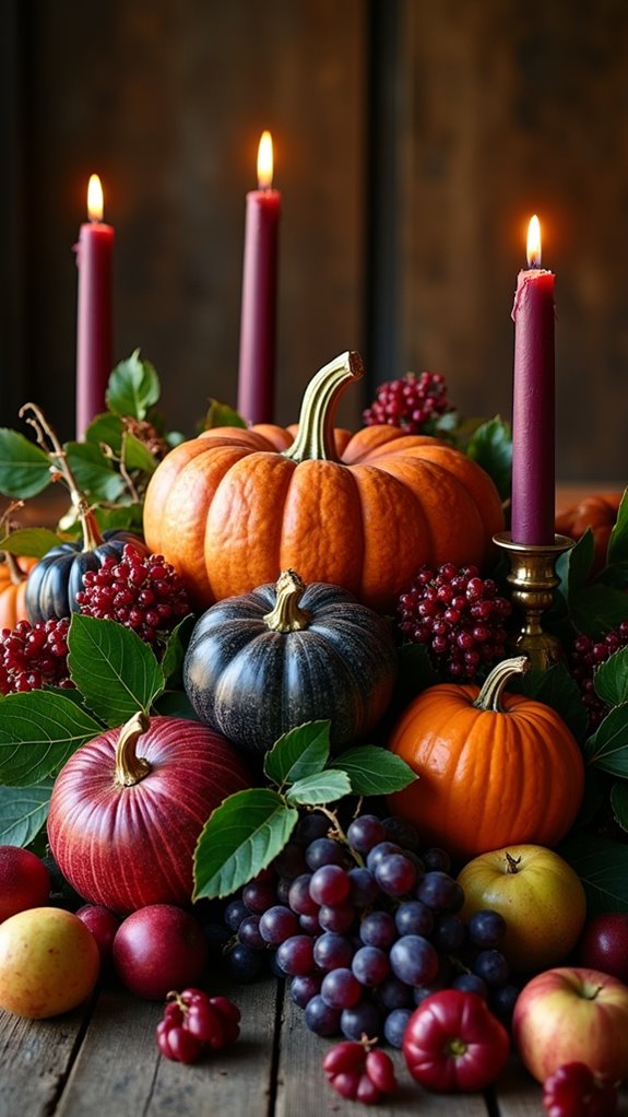 autumn fruit display elegance