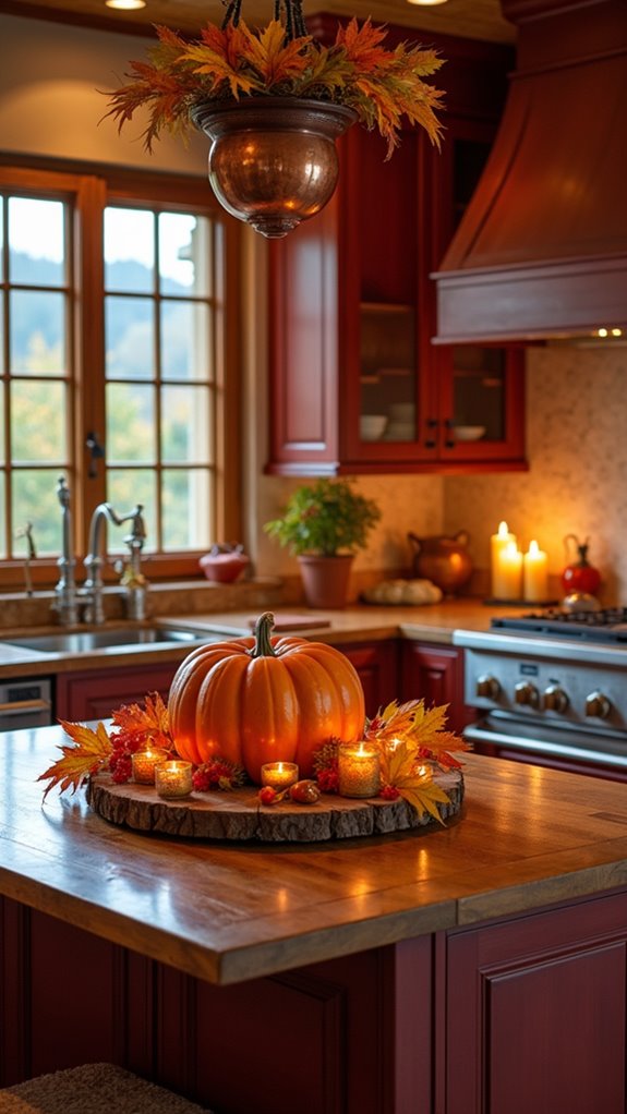 autumn inspired cozy decorations
