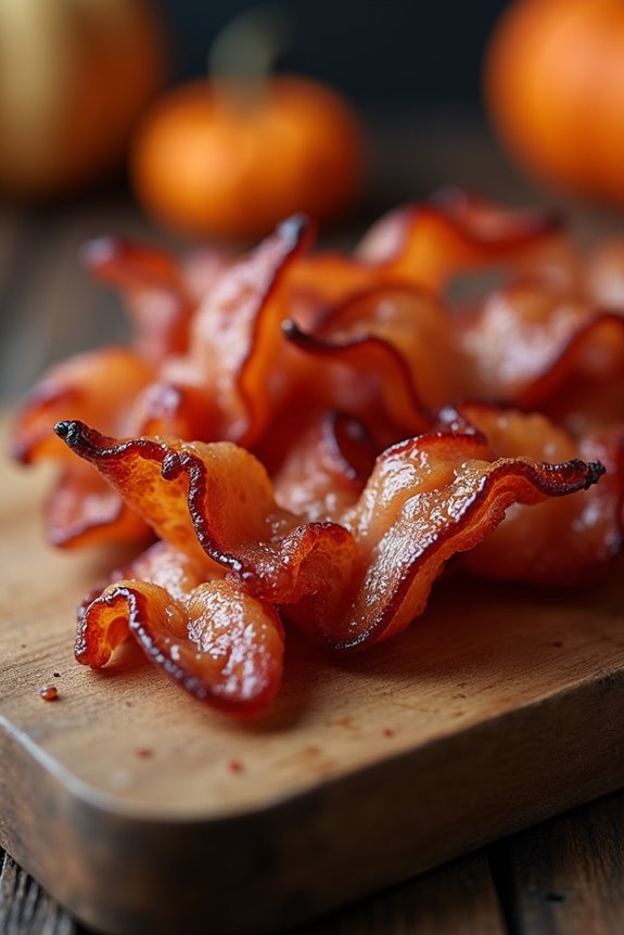 bat shaped bacon recipe instructions