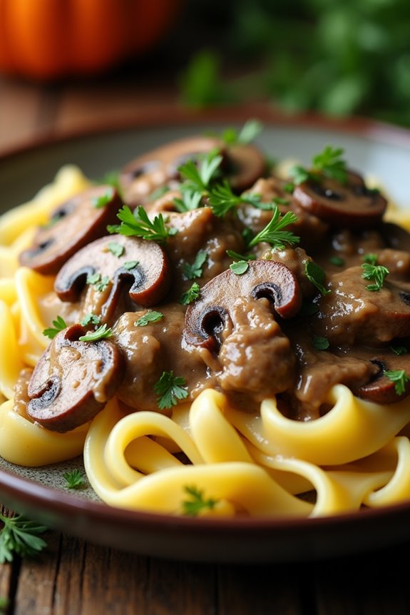 bewitching beef stroganoff recipe