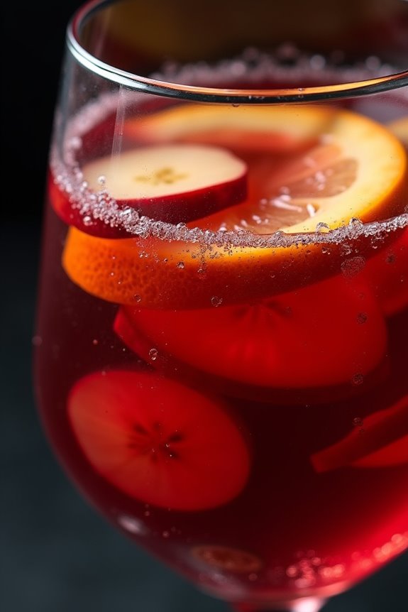 bewitching halloween apple sangria
