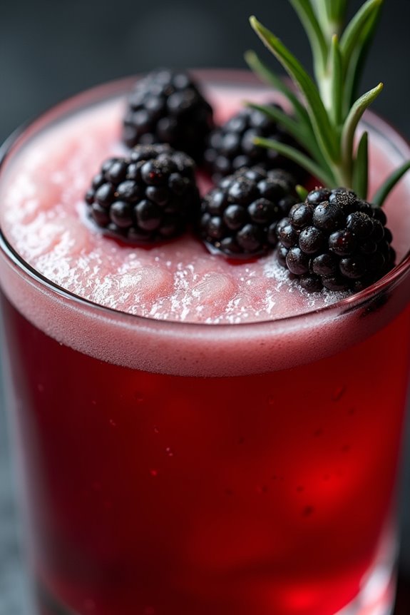 bewitching halloween gin cocktail