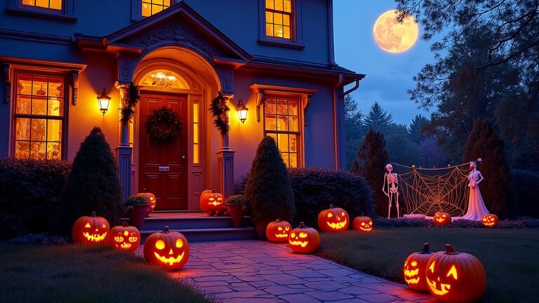 bold halloween exterior designs