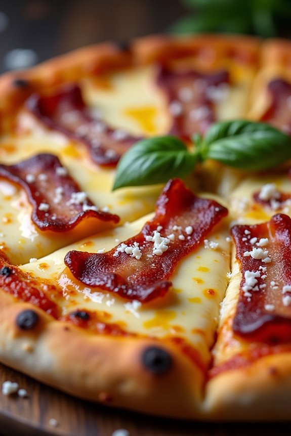 bone chilling bacon pizza delight