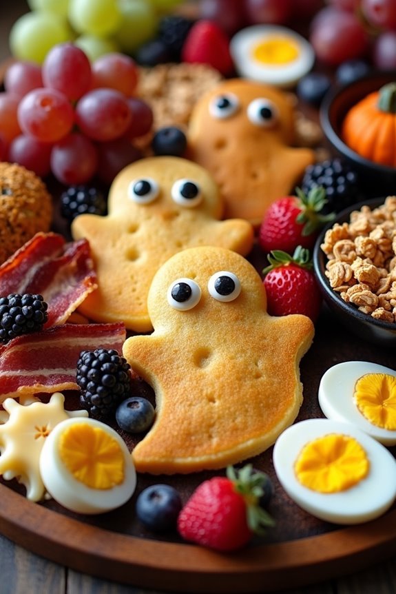 boo tiful halloween breakfast board