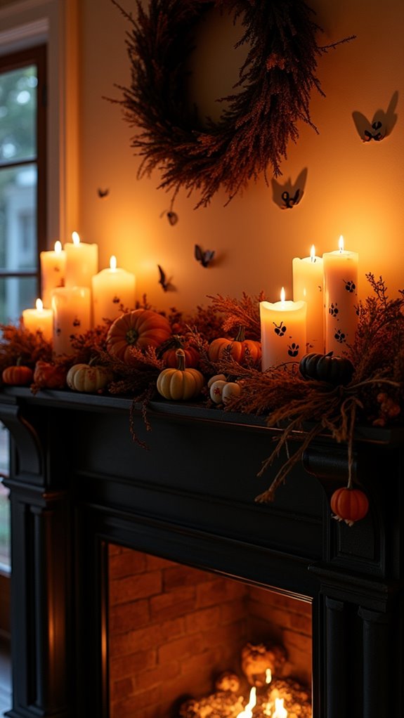 candlelit halloween ambiance creation