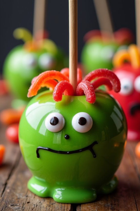 candy coated monster apples