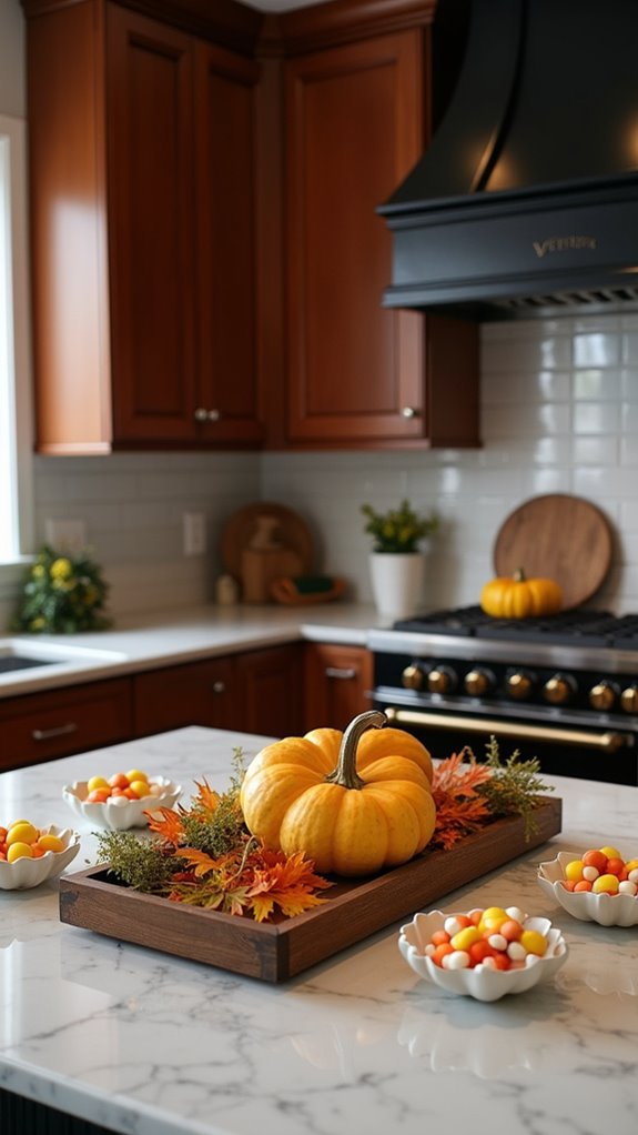 candy corn kitchen decor