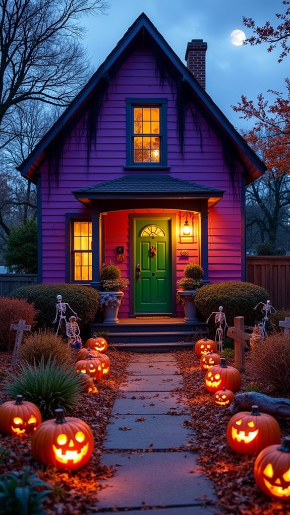 captivating halloween color schemes