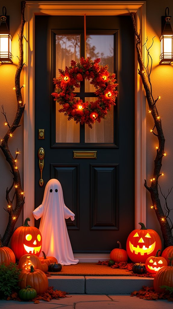 captivating halloween entryway decor
