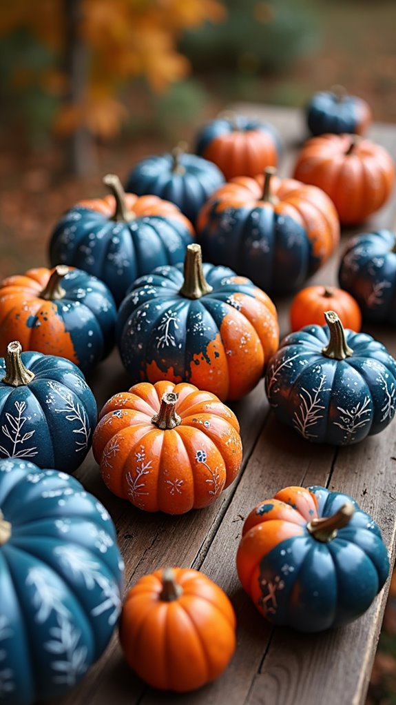 chalkboard pumpkin decorating fun