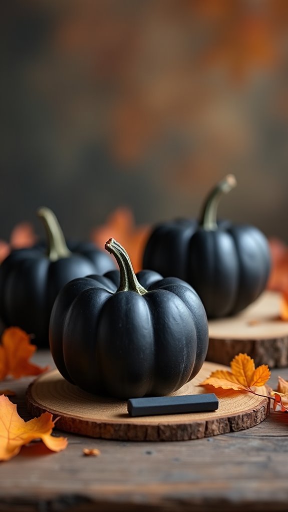 chalkboard pumpkin decorating fun