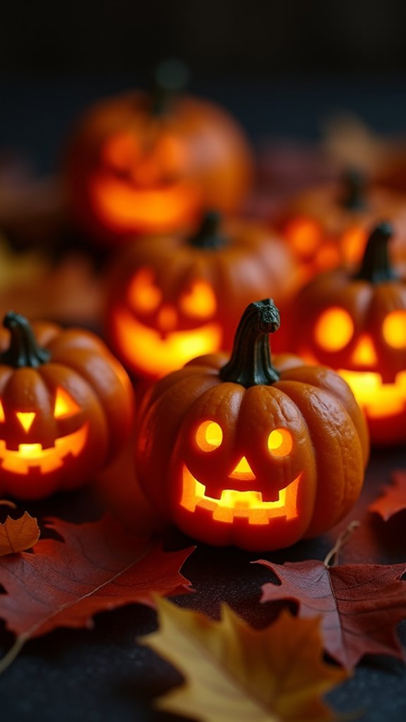 charming halloween night accents