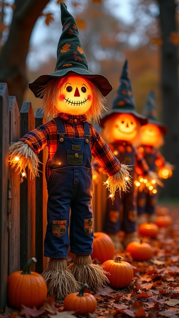 charming halloween scarecrow decorations