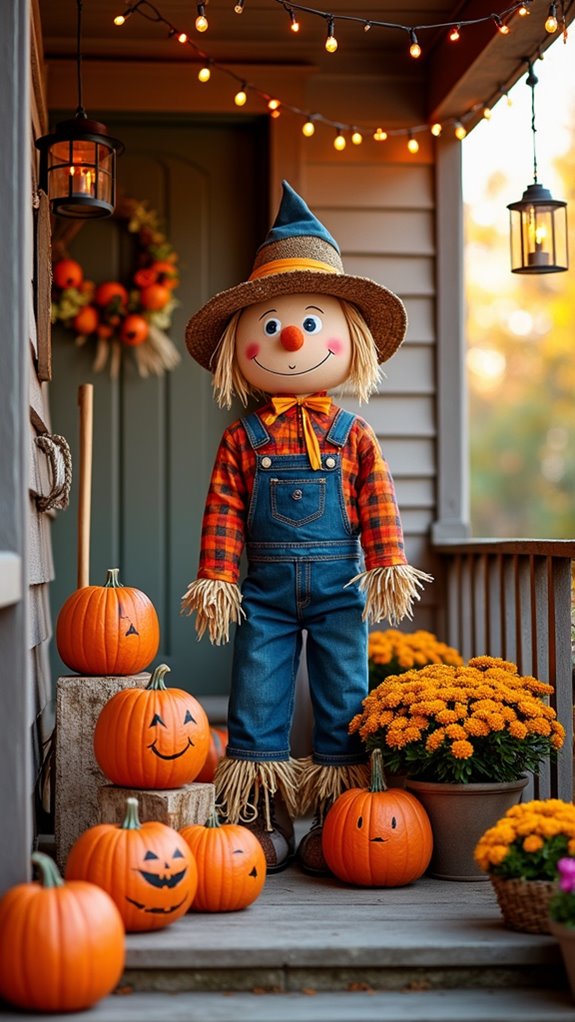charming porch halloween decor