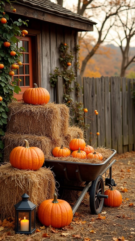 charming rustic halloween decor