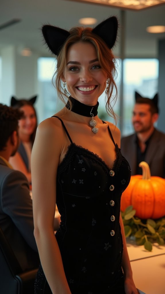 chic halloween office attire