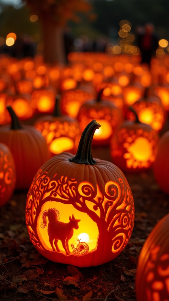 classic halloween pumpkin carving