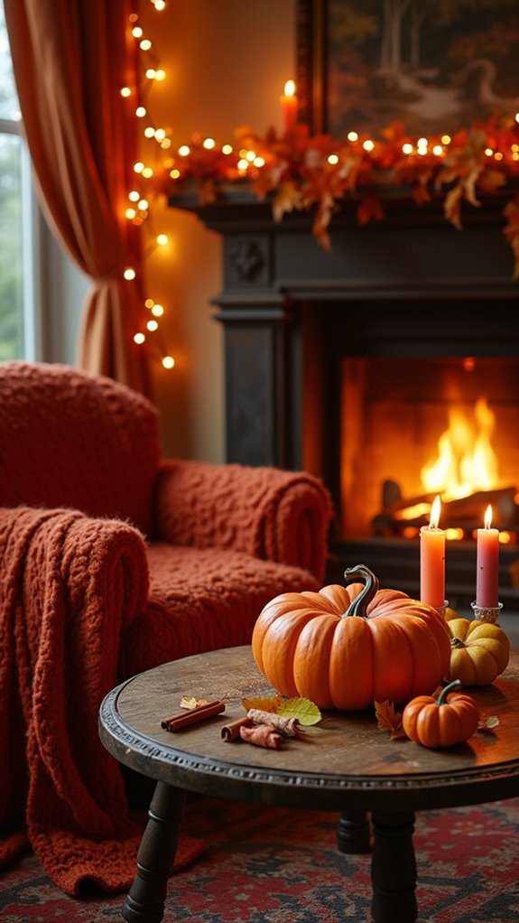 cozy autumnal blanket throws