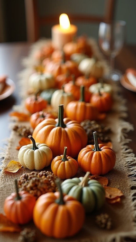 cozy fall dining decor