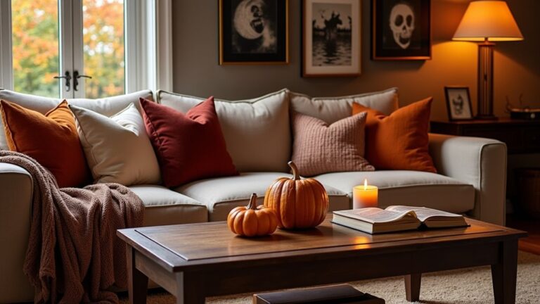 cozy halloween living room ideas