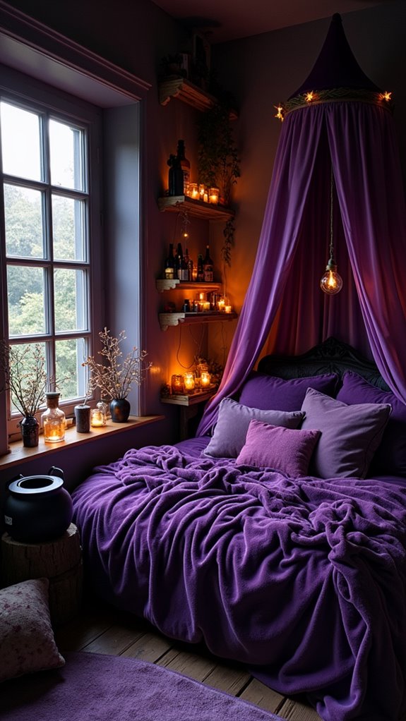 cozy mystical halloween retreat