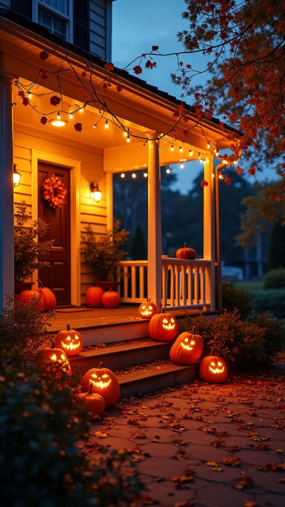 cozy pumpkin lantern glow