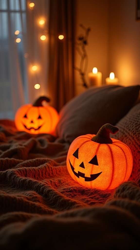 cozy whimsical halloween decor