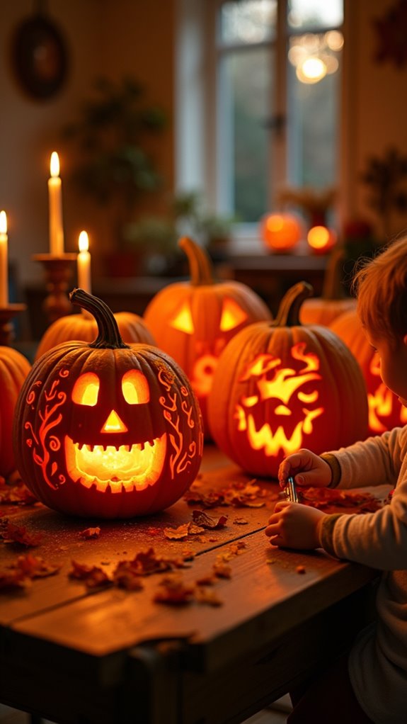 creative pumpkin carving memories