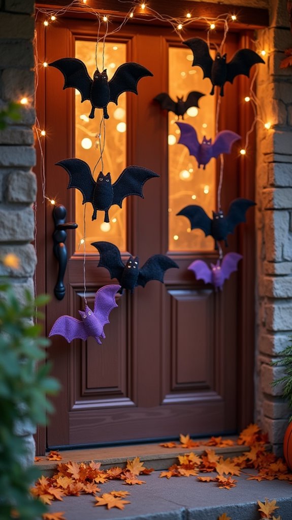 creative spooky bat decorations