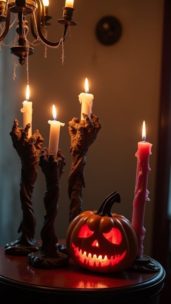 creepy candle elegance ambiance