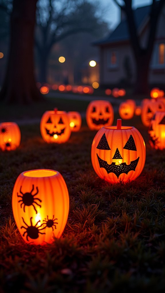 creepy candle holder accents